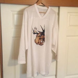 Vintage Manitoba Moose Practice Hockey Jersey